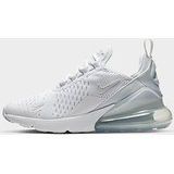 Nike Nike Air Max 270 Older Kids' Shoe - White/Metallic Silver/White, White/Metallic Silver/White