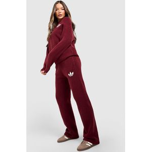 adidas Originals - Trefoil Knit Joggers - Rood - Dames