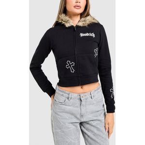 Hoodrich Cinder Fur Hoodie - Zwart- Dames, Zwart