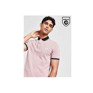 Fred Perry Contrast Collar Polo Shirt - Pink- Heren, Pink