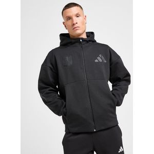 adidas - Aston Villa FC Z.N.E. Full Zip Hoodie - Zwart - Heren