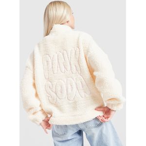 Pink Soda Sport Girls' Borg Full Zip Fleece Junior - Wit - Kind, Wit