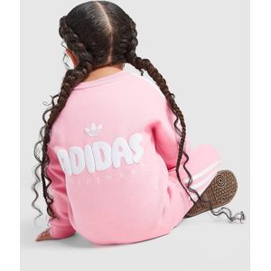 adidas Originals Girls' Bubble Crew Tracksuit Infant - Roze, Roze