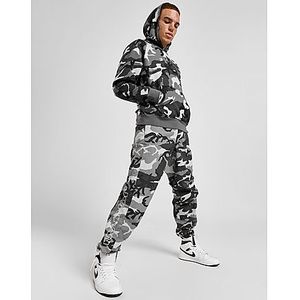 Jordan MVP Camo All Over Print Joggers - Black/Sail- Heren, Black/Sail