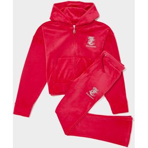Juicy Couture - Crop Full Zip Flare - Trainingspak - Roze