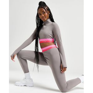 MONTIREX Icon Crop 1/4 Zip Top - Grijs- Dames, Grijs