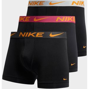 Nike 3 Pack Boxershorts Heren - Zwart- Heren, Zwart