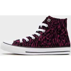 Converse - Chuck Taylor All Star High Animal Print - Kindersneakers - Roze