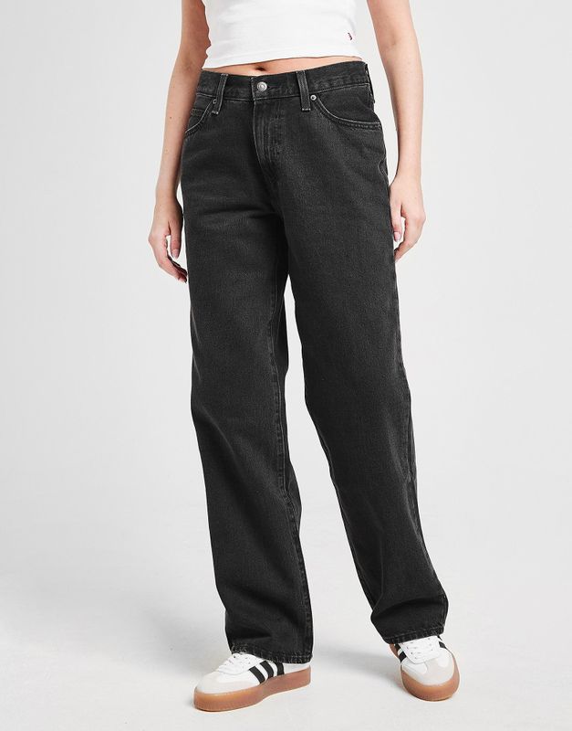 LEVI'S - 94 Baggy - Jeans - Zwart - High Waist