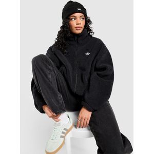 adidas Originals Teddy Full Zip Jacket - Zwart- Dames, Zwart