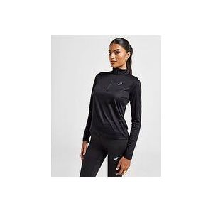 ASICS Core 1/4 Zip Top - Black- Dames, Black