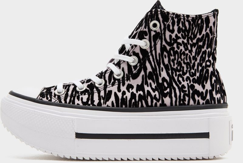 CONVERSE - CTAS LIFT DOUBLE STACK - Sneakers hoog - Zwart / Offwhite