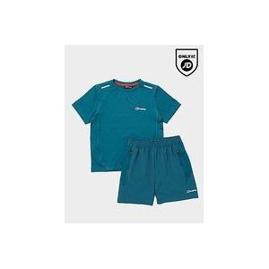 Berghaus Tech T-Shirt/Shorts Set Children - Blue, Blue