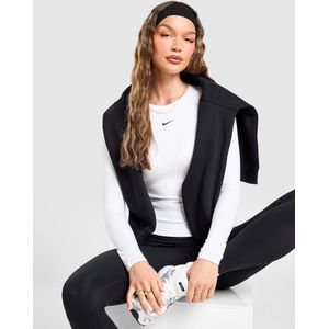 Nike - One Fitted Dri-FIT - Damestop met Lange Mouwen - Wit