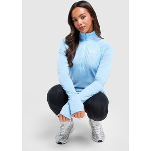 Under Armour Tech Tiger 1/4 Zip Top - Blauw- Dames, Blauw