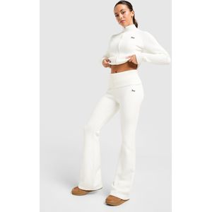 JUICY COUTURE Knit Fold-Over Pants - Crème- Dames, Crème