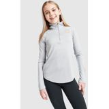 Under Armour Girls' Long Sleeve Wordmark Top Junior - Grijs - Kind, Grijs