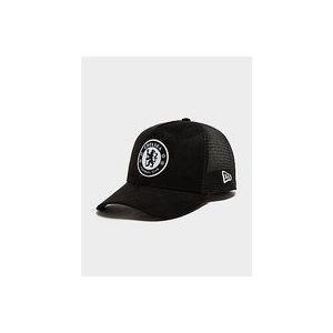 New Era Chelsea FC Faux Suede Trucker Cap - Black, Black