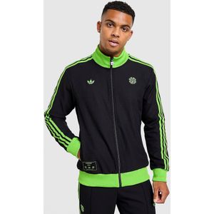 adidas - Celtic Icons Track Top - Zwart - Heren - Sporttop