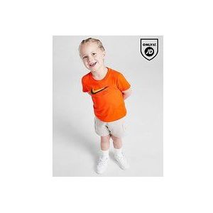 Nike Double Swoosh T-Shirt/Shorts Set Infant - Orange, Orange