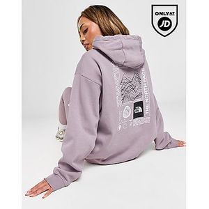 The North Face Energy Overhead Hoodie - Purple- Dames, Purple