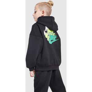 Nike Repeat Swoosh Overhead Hoodie Tracksuit Children - Zwart - Kind, Zwart