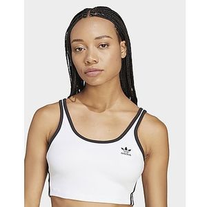 adidas Originals 3-Stripes Crop Tank Top - Wit- Dames, Wit