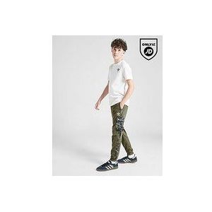 adidas Originals Camo Colour Block Mix Cargo Joggers Junior - Green, Green