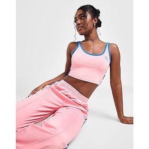 adidas Originals 3-Stripes Crop Tank Top - Roze- Dames, Roze