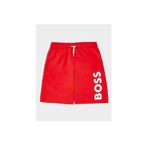 BOSS Side Print Swim Shorts Junior - Red, Red