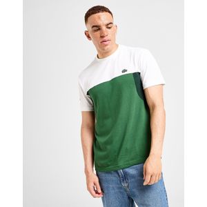 Lacoste Colour Block Panel T-Shirt - Groen- Heren, Groen