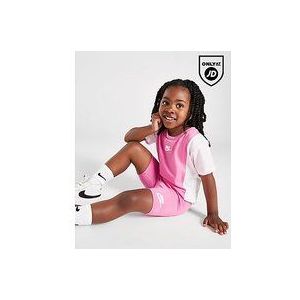 Nike Girls' Colour Block T-Shirt/Shorts Set Children - Pink, Pink