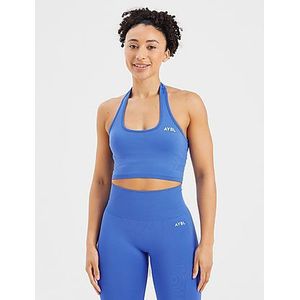 AYBL Empower Seamless Halterneck Top - blauw- Dames, blauw