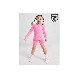 Under Armour Girls' Tech 1/4 Zip Top/Shorts Set Children - Pink, Pink