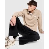 The North Face - Glacier-fleece - Mushroom Grey - Met Kwartrits Voor Heren