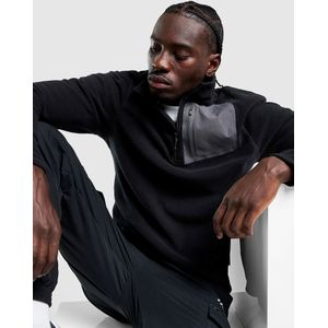 MONTIREX Ascent Polartec 1/4 Zip Fleece - Zwart- Heren, Zwart