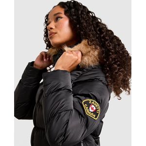 Zavetti Canada - Virna Slim Puffer Jacket - Dames - Zwart - Slim-fit
