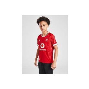 Macron Wales Rugby 2024 Home Shirt Junior - Red - Kind, Red