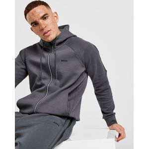 BOSS Saggy Full Zip Hoodie - Grijs- Heren, Grijs