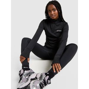 Berghaus Tech 1/4 Zip Top - Zwart- Dames, Zwart