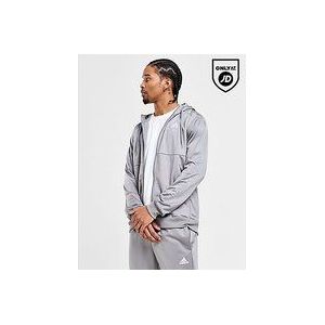 adidas Linear Poly Hoodie - Grey- Heren, Grey