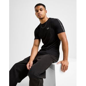EA7 Emporio Armani Tape Badge T-Shirt - Zwart- Heren, Zwart