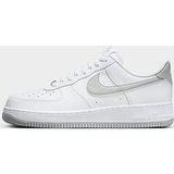 Nike Air Force 1 Heren - White/White/Light Smoke Grey- Heren, White/White/Light Smoke Grey