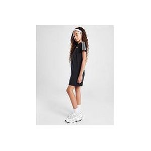 adidas Girls' Badge of Sport 3-Stripes Dress Junior - Black, Black