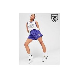 adidas Originals Varsity Mesh Shorts - Purple- Dames, Purple