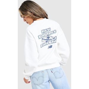 New Balance 740 Crew Sweatshirt - Crème- Dames, Crème