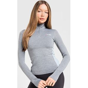 Berghaus Tech Marl 1/4 Zip Top - Grijs- Dames, Grijs