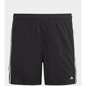 adidas 3-Stripes Zwemshort - Zwart- Heren, Zwart