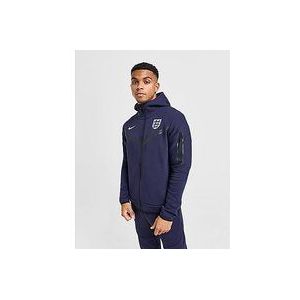 Nike England Tech Fleece Full Zip Hoodie - Blue- Heren, Blue