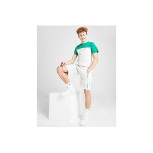 Tommy Hilfiger Colour Block T-Shirt/Shorts Set Junior - White, White